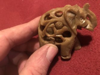 Elephant inside an elephant sand stone