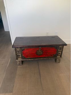 Wooden Oriental Chest
