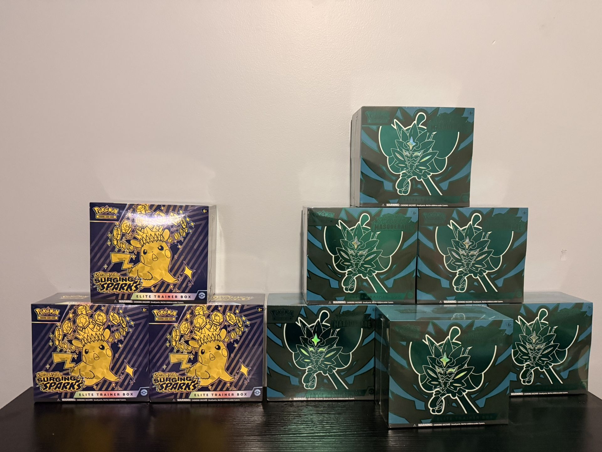 Surging Sparks ETB, Booster Bundles, And Twilight Masquerade ETBS