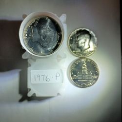 1976 P Kennedy Bicentennial Half dollars 