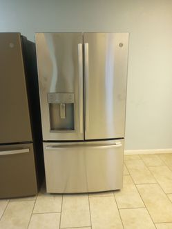 G.E Stainless steel 3 doors fridge