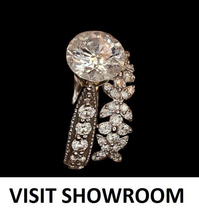 2.65 carat diamond engagement ring set new