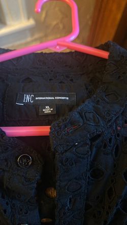 Stylish Men’s International Concepts XL Black Netted
