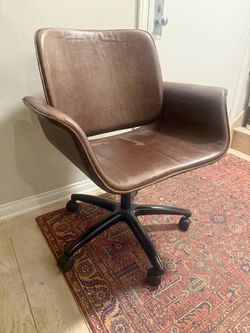 Leather Office Chair (Brown)