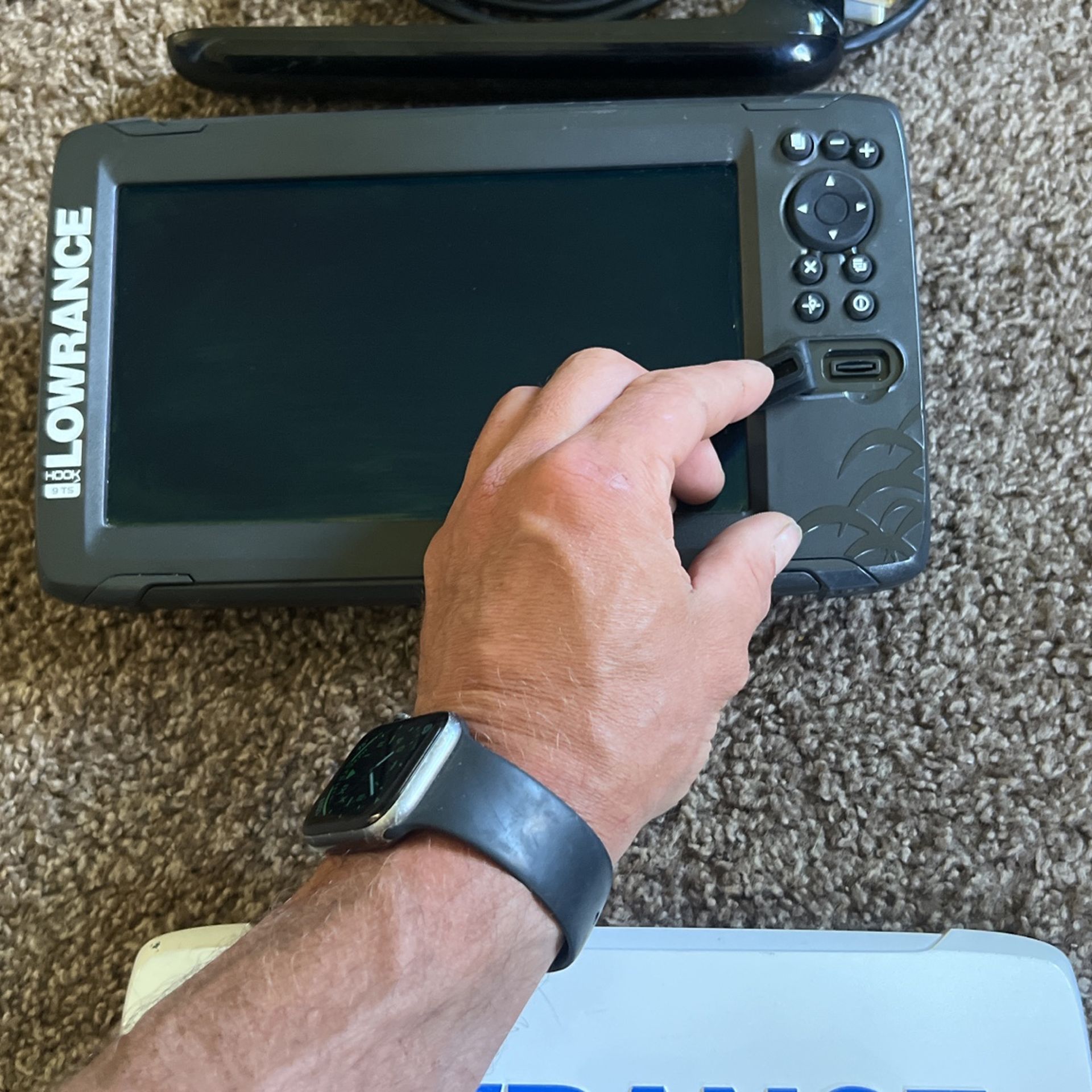 Lowrance 9 Triple Shot Fish Finder/GPS