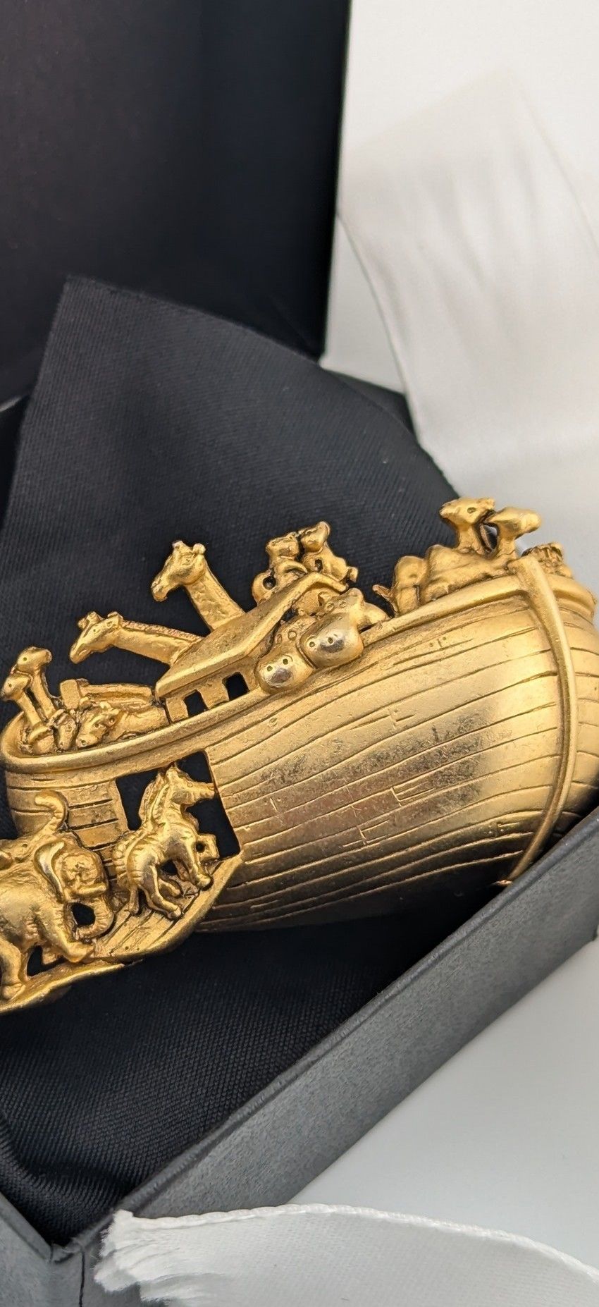AJC Signed NOAH'S ARC Brooch Pin