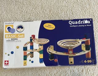 Hape Quadrilla Wood Marble Run Basic Building Set
