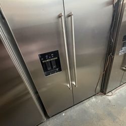 48” Kitchenaid Built In Stainless Steel Refrigerator 