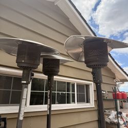 3 OUTDOOR HEATERS - All WORK ! $50 For All