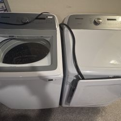 Samsung 5-cu ft Top-Load Washer & Dryer( White ) For Sale