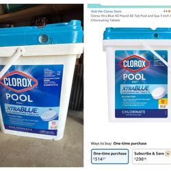 Clorox chlorinating Tablets 