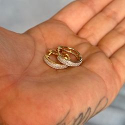 Gorgeous Diamond Small Hoops!