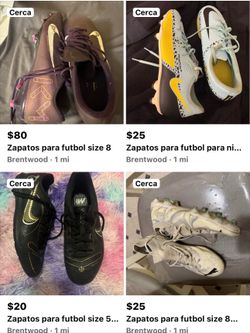Zapatos para futbol todo size