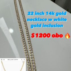22 Inch 14k Gold Chain 