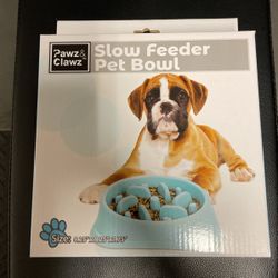 Pet Slow Feeder Bowl - New In Original Box