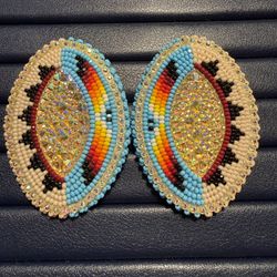 Beaded Native American Earrings Authentic