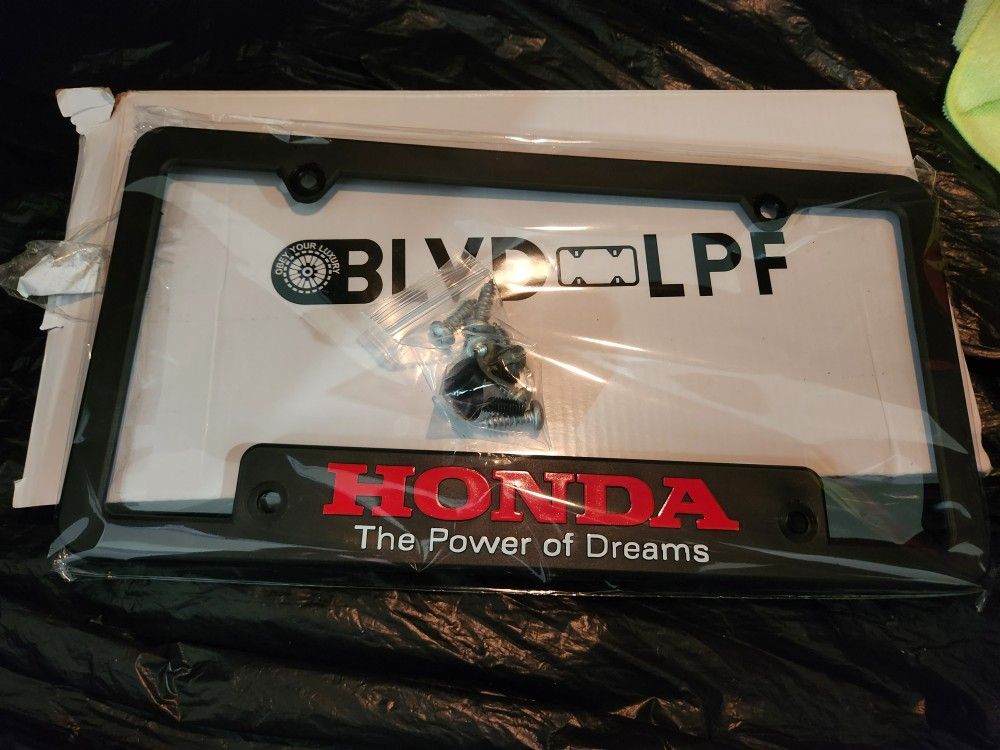 Honda Lincense Plate Frame