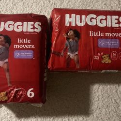 Huggies Little Movers Baby Disposable Diapers