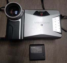 Vintage Sharp Viewcam 8 LCD Camcorder
