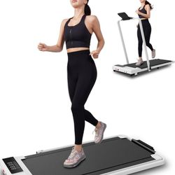 Folding Treadmill 300lbs Capacity Under Desk Treadmill 3.0HP Foldable Treadmill for Home Office with Remote Control & Smart APP Space Saving