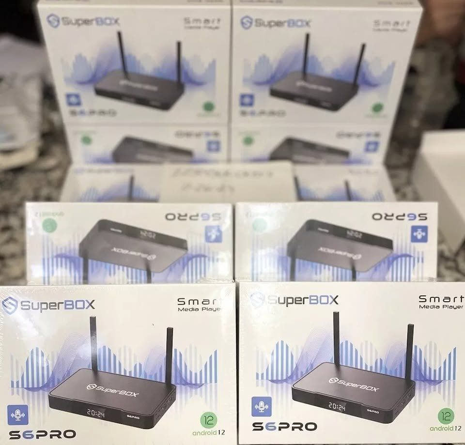 SuperBox S6 Pro, S6 Max, and S6 Ultra – Unused Units with Original Packaging