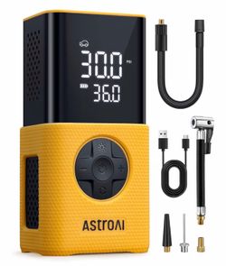 AstroAI L7S Portable Tire Inflator 150 PSI Wireless Air Compressor with LED Light