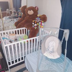 Baby Crib And Swing And More