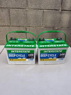 Interstate marine rv deep cycle batteries srm-24