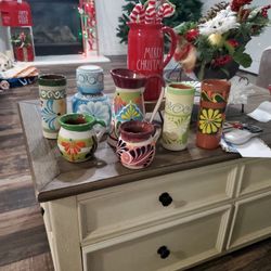 Mexican Cups And Pitchers