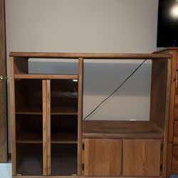 Solid Wood Entertainment Center