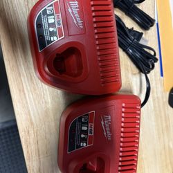 Milwaukee M12 Chargers Two
