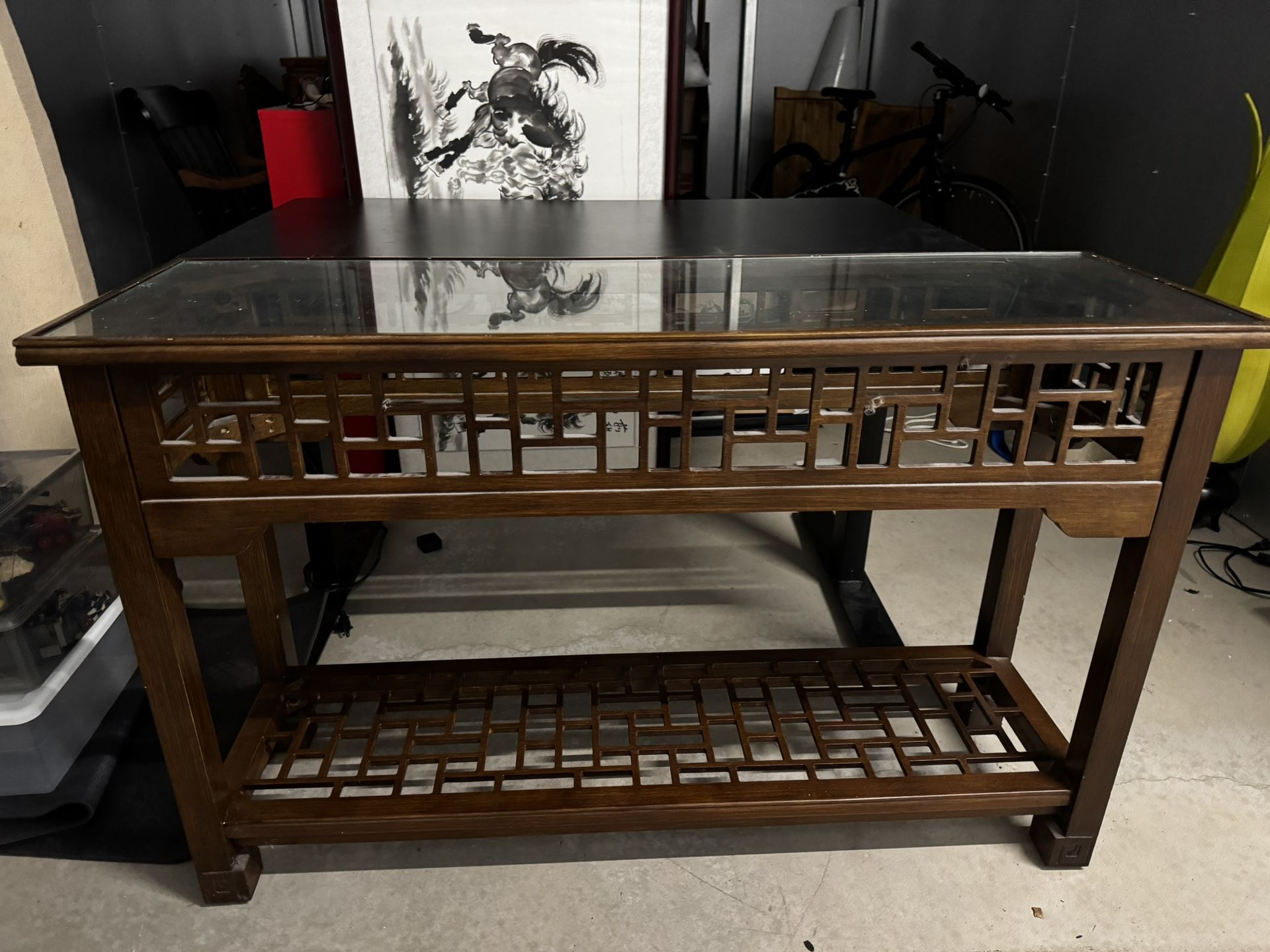 Console Table - Asian Motif 