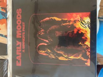 Early moods signed by the band