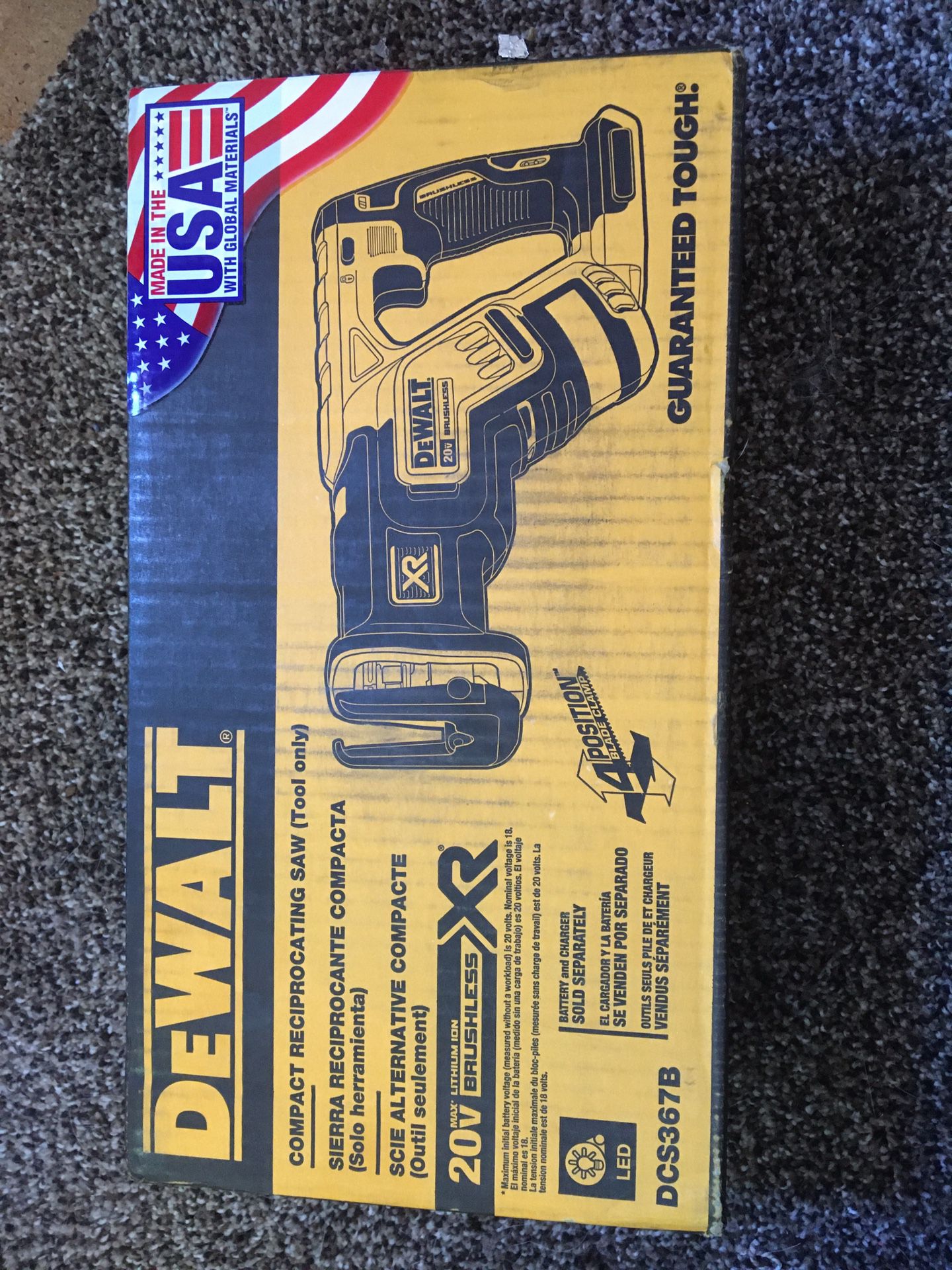 DEWALT 20V MAX* XR Reciprocating Saw, Compact, Tool Only (DCS367B) for Sale  in Minneapolis, MN OfferUp