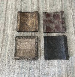 Set Of 4 Metal Wall Decorations