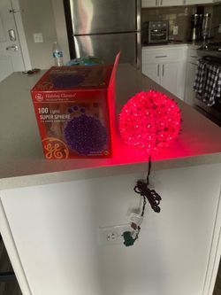 Ge 100 light super sphere - purple color