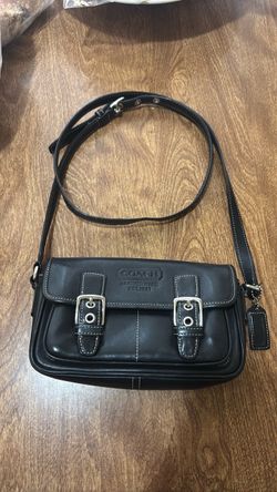 Coach Leatherware Black Leather Crossbody Bag