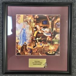 Thomas Kinkade 1940 Pinocchio Framed Art 