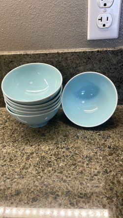 Lot 6 ikea bowls light blue 365+