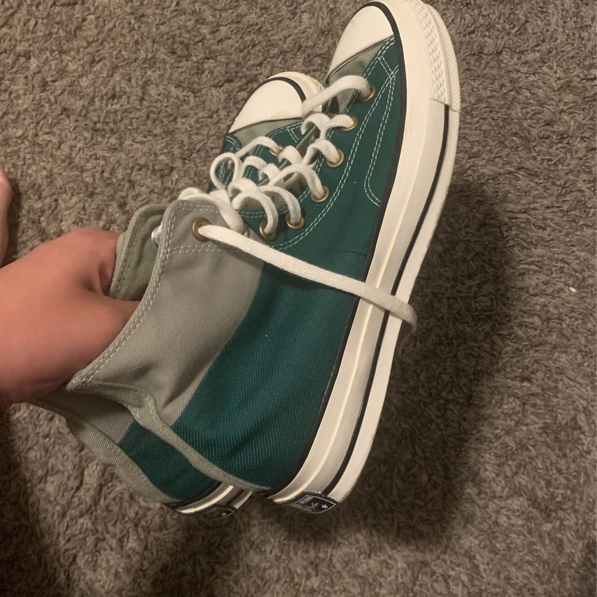 Getting Rid Of My Old Shoes Converse, Forest Green Size 9 In Men for ...