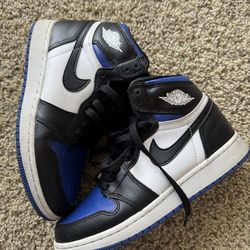 Nike Air Jordan 1 Mid Black/White/Royal Blue
