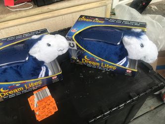 Colts themed dream light pillows