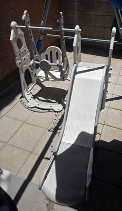 Toodler swing and slide