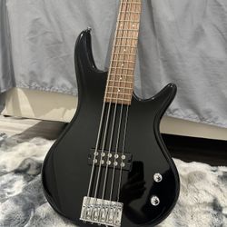 IBANEZ Gio GSR105EX 5-String Bass Guitar Black 