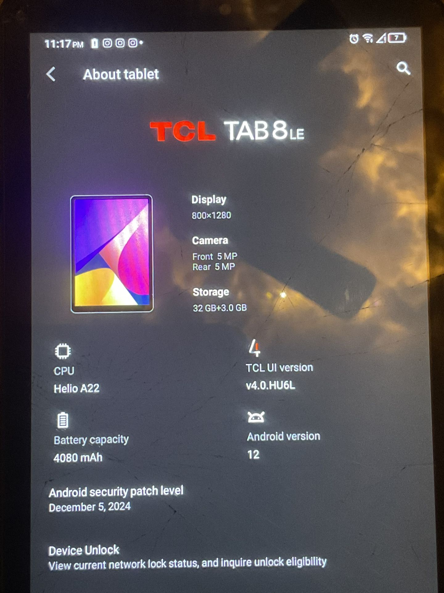 TCL TABLET 8