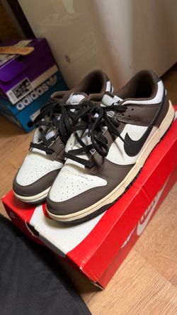 Nike Dunk Low White/brown size 10.5 I II III IV V VI XI Jordan AM 95 SB Travis cactus