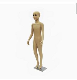 Realistic Full Body Kids Mannequin (7-8 Years Old) - Plastic Full Body Childrens Mannequin 