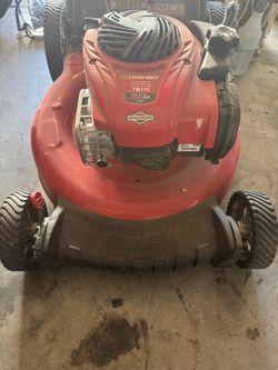 Troy built lawn mower
