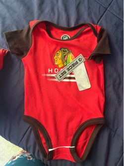 Chicago Blackhawks Onesie - 3 piece set