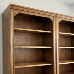 Solid Wood Bookcase Set (3 Units) – Large & Heavy Duty